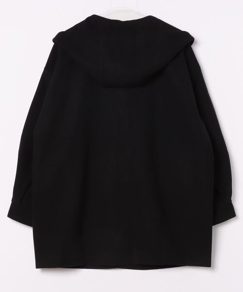 and it_（アンドイット）の「フードミドルコート（その他アウター・レディース・ブラック/ブラウン/アイボリー・M）」の8枚目の写真