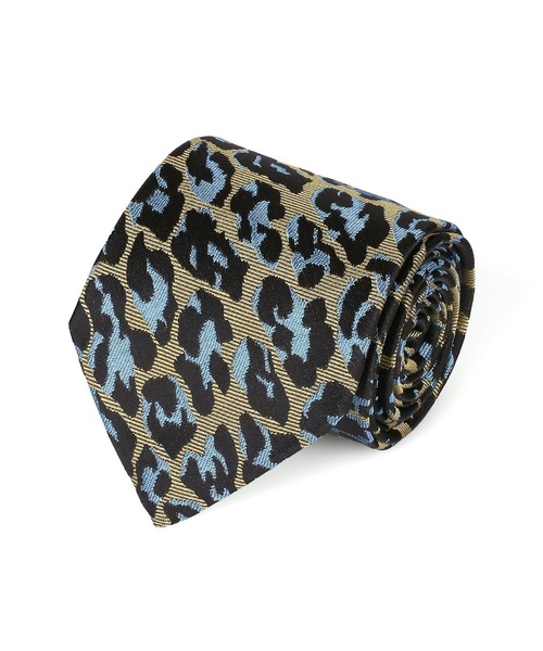 vivienne ヴィヴィアン　ネクタイ　黄色　オーブ　レオパード　豹柄 vivienne ヴィヴィアン ネクタイ 黄色 オーブ レオパード 豹柄