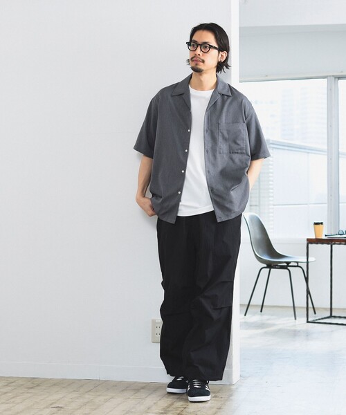 B:MING by BEAMS（ビーミングバイビームス）の「B:MING by BEAMS / コットンナイロン オーバーパンツ（その他パンツ・メンズ・オリーブ/ブラック・LARGE/MEDIUM/SMALL/X-LARGE）」の3枚目の写真