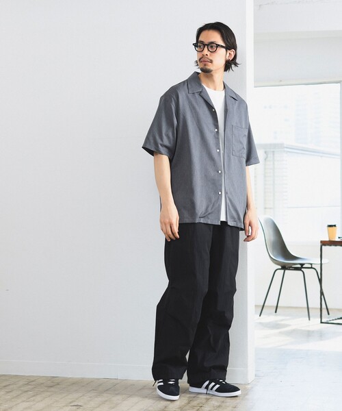 B:MING by BEAMS（ビーミングバイビームス）の「B:MING by BEAMS / コットンナイロン オーバーパンツ（その他パンツ・メンズ・オリーブ/ブラック・LARGE/MEDIUM/SMALL/X-LARGE）」の4枚目の写真