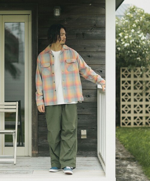 B:MING by BEAMS（ビーミングバイビームス）の「B:MING by BEAMS / コットンナイロン オーバーパンツ（その他パンツ・メンズ・オリーブ/ブラック・LARGE/MEDIUM/SMALL/X-LARGE）」の22枚目の写真