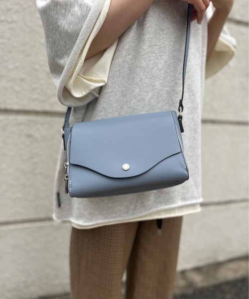 Legato Largo（レガートラルゴ）の「Legato Largo / かるいかばんPUお財布ショルダー / LG-P0113Z（ショルダーバッグ・レディース・ブラック/ラベンダー/アイボリー/シルバー/ベージュ/キャメル/オリーブ/ライトブルー/イエロー・ONESIZE）」の21枚目の写真