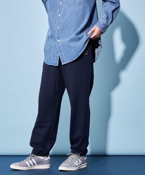 CITEN（シテン）の「＜CITEN＞ソフト スウェット ジョガーパンツ（スウェットパンツ・メンズ・ホワイト/ブラック/ネイビー/ライトグレー・S/M/L）」の4枚目の写真