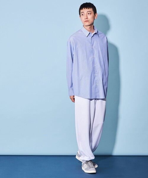 CITEN（シテン）の「＜CITEN＞ソフト スウェット ジョガーパンツ（スウェットパンツ・メンズ・ホワイト/ブラック/ネイビー/ライトグレー・S/M/L）」の6枚目の写真