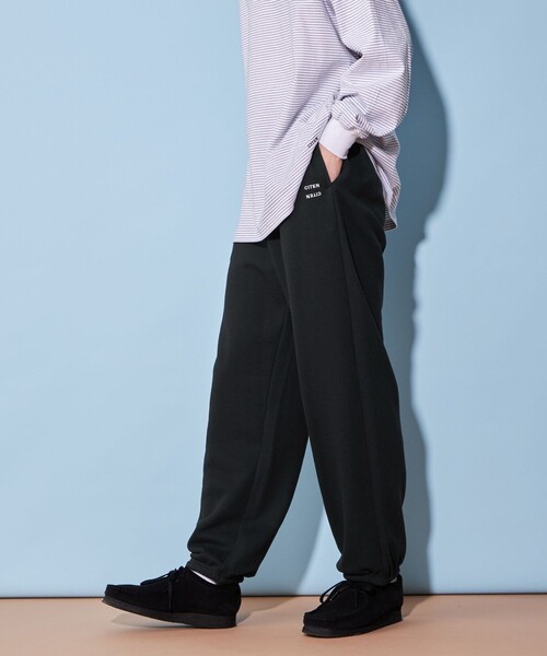 CITEN（シテン）の「＜CITEN＞ソフト スウェット ジョガーパンツ（スウェットパンツ・メンズ・ホワイト/ブラック/ネイビー/ライトグレー・S/M/L）」の7枚目の写真
