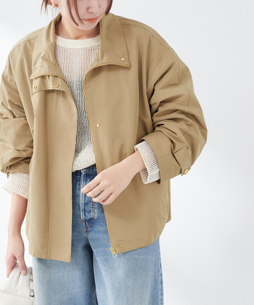 ロスコ シャツ ブルゾン カーキ Ｌ ジャーナルスタンダードレサージュ journal standard L'essage（ジャーナルスタンダードレサージュ）の