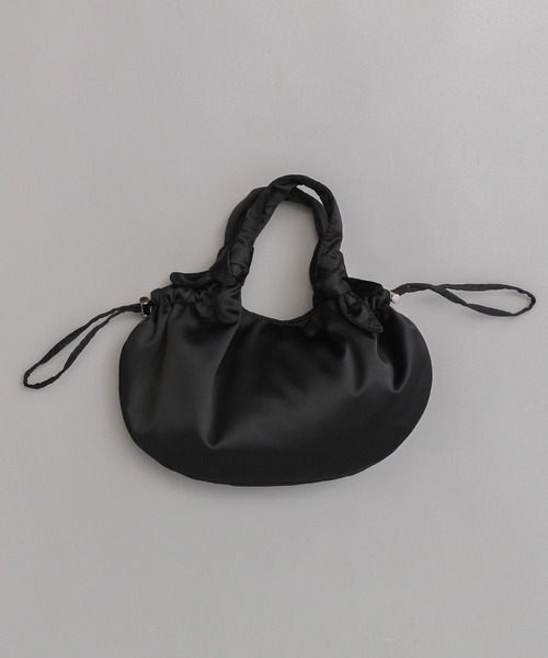 A part by（アパートバイ）の「サテンリボンバッグ（ショルダーバッグ・レディース・ブラック/ブルー系その他2・FREE）」の9枚目の写真