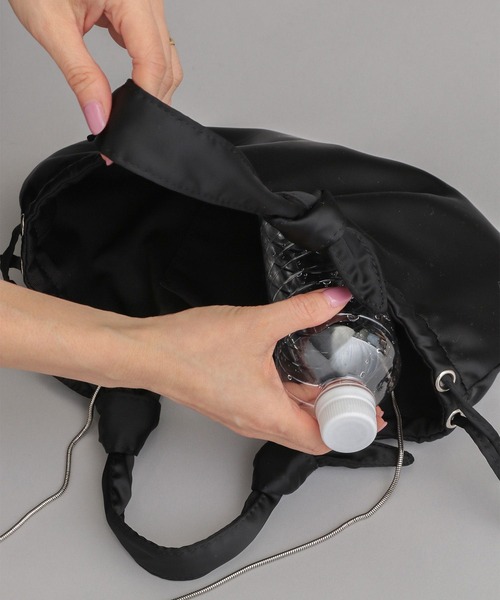 A part by（アパートバイ）の「サテンリボンバッグ（ショルダーバッグ・レディース・ブラック/ブルー系その他2・FREE）」の14枚目の写真