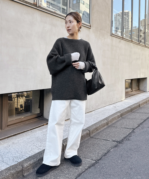 FRAMeWORK（フレームワーク）の「ファーヤーン接結プルオーバー