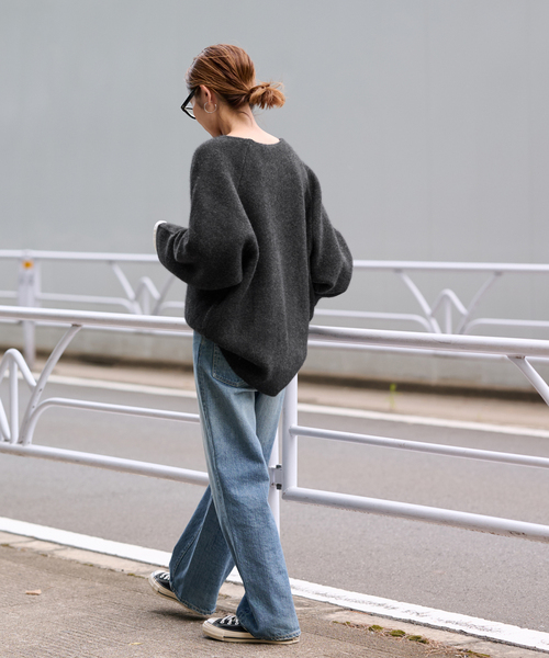 FRAMeWORK（フレームワーク）の「ファーヤーン接結プルオーバー