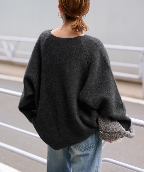 FRAMeWORK（フレームワーク）の「ファーヤーン接結プルオーバー