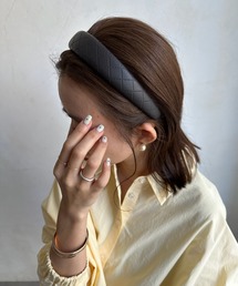 DouDou | キルティングステッチカチューシャ(カチューシャ)