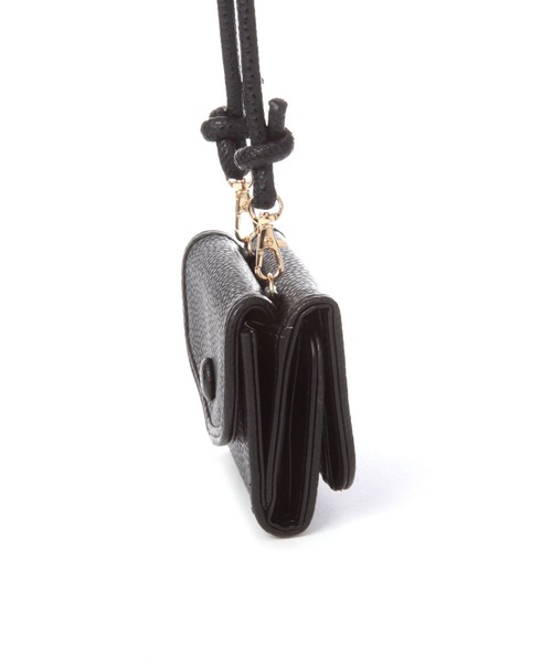 studio CLIP（スタディオクリップ）の「ショルダー付き3つ折り財布（財布・レディース・オフホワイト/サックスブルー/ブラック・FREE）」の7枚目の写真