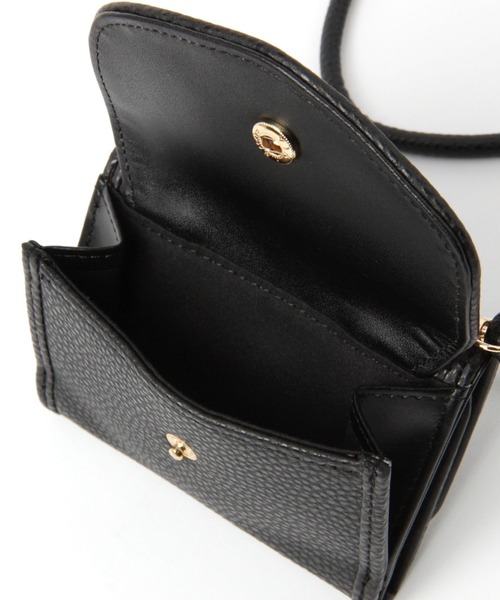 studio CLIP（スタディオクリップ）の「ショルダー付き3つ折り財布（財布・レディース・オフホワイト/サックスブルー/ブラック・FREE）」の10枚目の写真