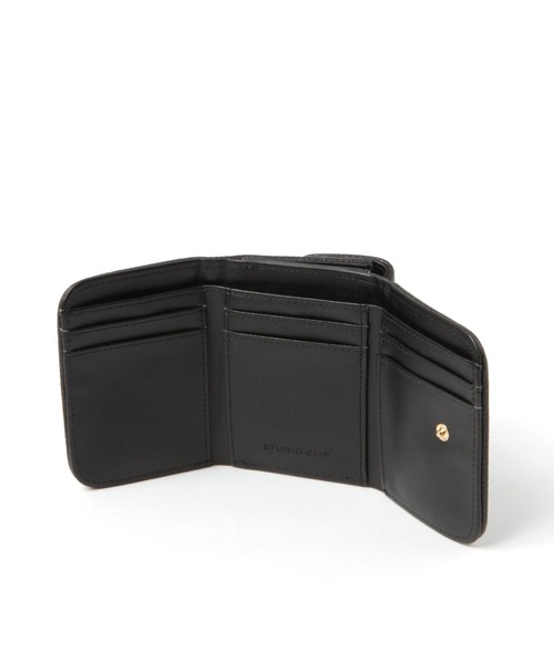 studio CLIP（スタディオクリップ）の「ショルダー付き3つ折り財布（財布・レディース・オフホワイト/サックスブルー/ブラック・FREE）」の11枚目の写真
