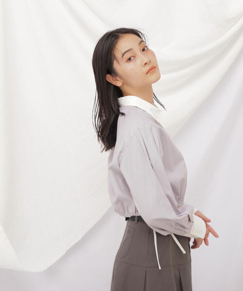 【JILLbyJILLSTUART】ウエストリボンシャツ JILL by JILL STUART（ジルバイジルスチュアート）の「◇ロゴ