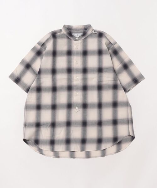 East End Highlanders / 半袖オンブレチェックシャツ<130-150cm>