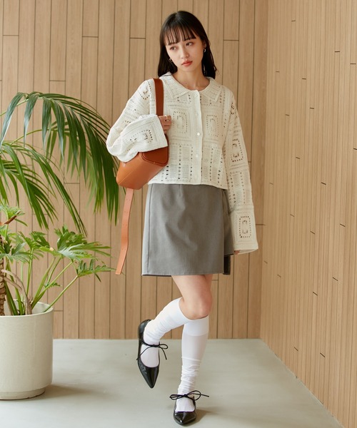 VIS（ビス）の「横長ショルダー（ショルダーバッグ・レディース・ブラック/キナリ/ブラウン系その他3・FREE）」の5枚目の写真