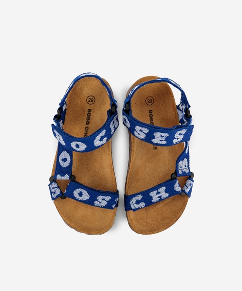BOBO CHOSES（ボボショーズ）の「Bobo Choses printed blue sandals（サンダル・キッズ・ブルー・19cm/18.5cm/18cm/17.5cm/17cm/16.5cm/16cm/15.5cm/19.5cm/20cm/20.5cm/21cm）」の5枚目の写真
