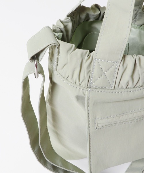 SENSE OF PLACE by URBAN RESEARCH（センスオブプレイスバイアーバンリサーチ）の「ナイロンミニショルダーバッグ（ショルダーバッグ・メンズ・ブラック/ライトベージュ/グリーン・ONE）」の18枚目の写真