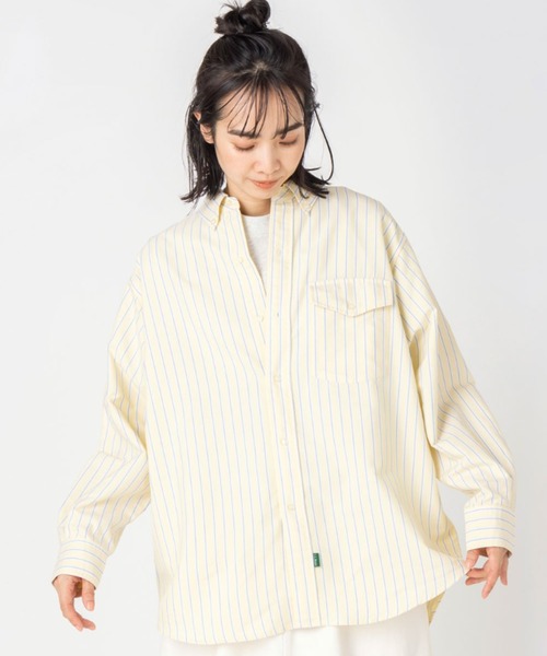 【新品】　ハウスオンザヒル　ロングスリーブシャツ　イエローフラワー 新品】 ハウスオンザヒル ロングスリーブシャツ イエローフラワー