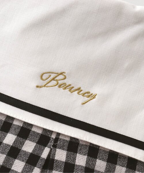 apres les cours（アプレレクール）の「【リンク】セーラーカラーシャツ（シャツ/ブラウス・キッズ・チェック/アイボリー・80/90/100/110/120/130）」の19枚目の写真