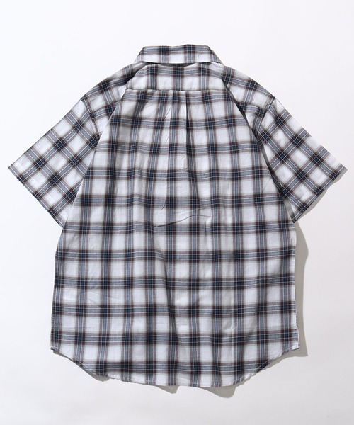 U.S. POLO ASSN.(ユーエスポロアッスン)の「【U.S. POLO ASSN./ユーエスポロアッスン】マドラスチェック ワンポイント刺繍 レギュラーカラーショートスリーブシャツ(シャツ/ブラウス・メンズ・レッド系その他/パープル系その他/ブラウン系その他・M/L/LL)」の5枚目の写真