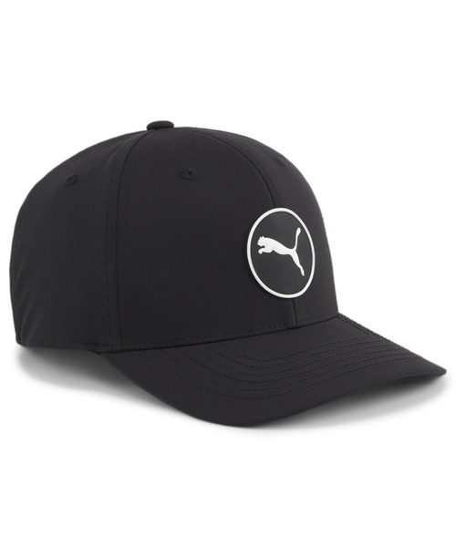 PUMA（プーマ）の「PUMA プーマ メンズ ゴルフ サークル キャット テック キャップ Circle Cat Tech（キャップ・メンズ・ブラック/ホワイト系その他・フリー）」の2枚目の写真