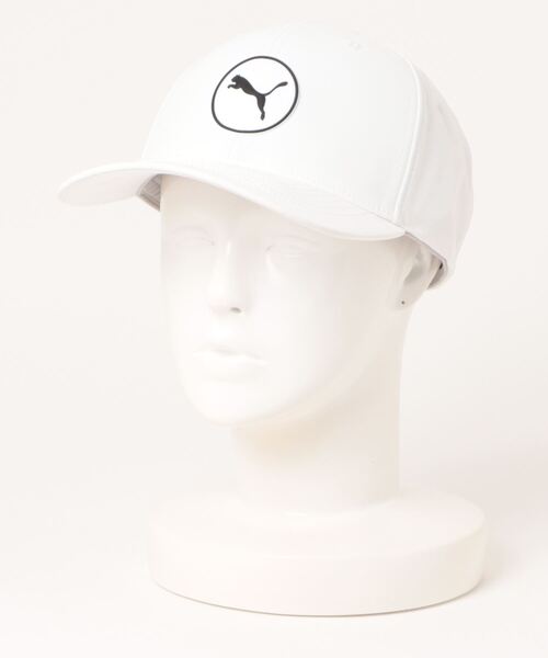 PUMA（プーマ）の「PUMA プーマ メンズ ゴルフ サークル キャット テック キャップ Circle Cat Tech（キャップ・メンズ・ブラック/ホワイト系その他・フリー）」の6枚目の写真