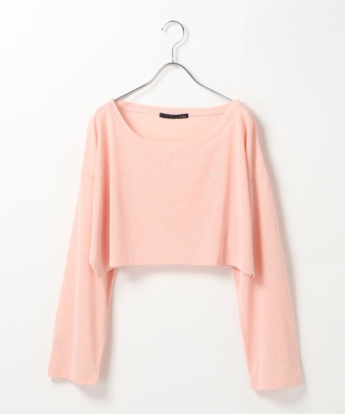 Heather(ヘザー)の「シアークロップドTEE 113087(Tシャツ/カットソー・レディース・イエロー/ネイビー/ピンク・FREE)」の11枚目の写真