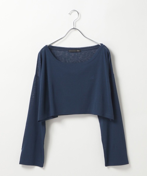 Heather(ヘザー)の「シアークロップドTEE 113087(Tシャツ/カットソー・レディース・イエロー/ネイビー/ピンク・FREE)」の12枚目の写真