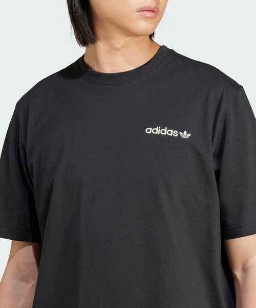 adidas（アディダス）の「グラフィックTシャツ / アディダスオリジナルス adidas Originals（Tシャツ/カットソー・メンズ・ホワイト/ブラック・SMALL/X-SMALL/MEDIUM/XX-LARGE/3XL/LARGE/X-LARGE）」の9枚目の写真