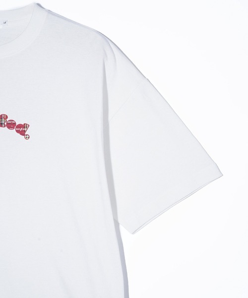 MILKFED.（ミルクフェド）の「色違いで揃えたい大人TEE。TARTAN HEART WIDE S/S TEE（Tシャツ/カットソー・レディース・ブラック/ライトピンク/オフホワイト・M/L）」の8枚目の写真