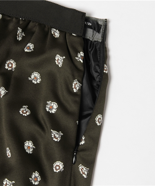 ROSE BUD（ローズバッド）の「LSK-15208  W/ELASTIC GATHERED SKIRT（スカート・レディース・チャコール/バーガンディー・ONE SIZE）」の10枚目の写真