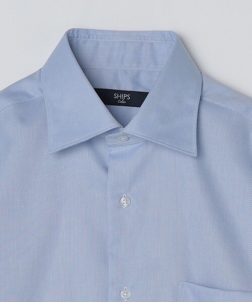 SHIPS Colors:イージーアイロン ワイドカラー ドビー ロングスリーブ（シャツ/ブラウス）｜SHIPS Colors（シップス カラーズ）