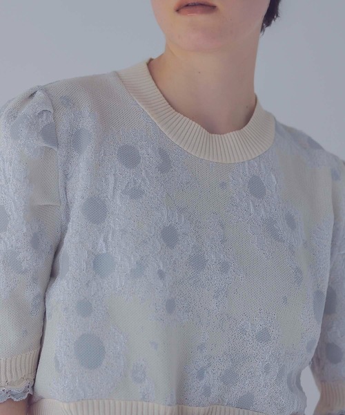 OHGA MARGARET KNIT オーガ マーガレットニット ODAKHA（オダカ）の「ODAKHA / short margaret knit(ショート丈