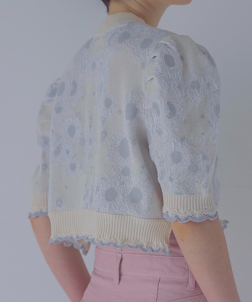 OHGA MARGARET KNIT オーガ マーガレットニット ODAKHA（オダカ）の「ODAKHA / short margaret knit(ショート丈