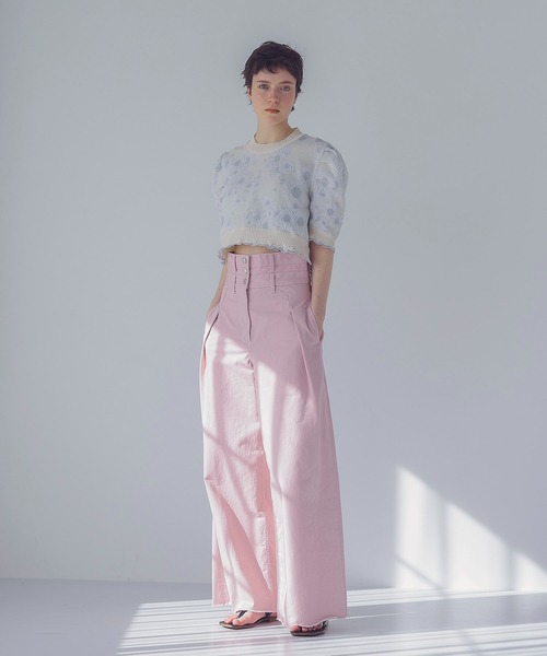 ODAKHA（オダカ）の「ODAKHA / short margaret knit(ショート丈