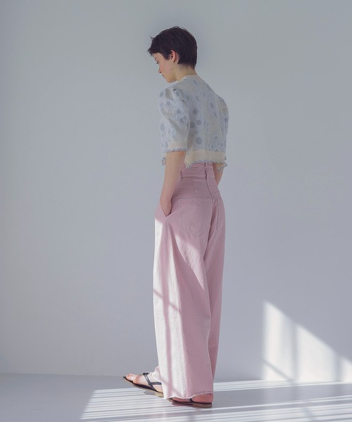 OHGA MARGARET KNIT オーガ マーガレットニット ODAKHA（オダカ）の「ODAKHA / short margaret knit(ショート丈