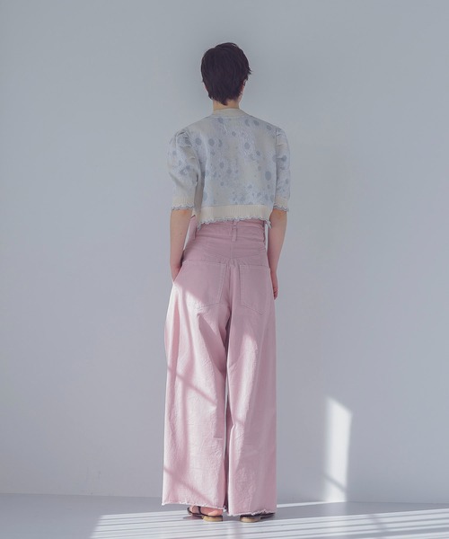OHGA MARGARET KNIT オーガ マーガレットニット ODAKHA（オダカ）の「ODAKHA / short margaret knit(ショート丈