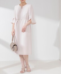 NOLLEY’S Sophi | バックサテンフレアスリーブワンピース(ワンピース)