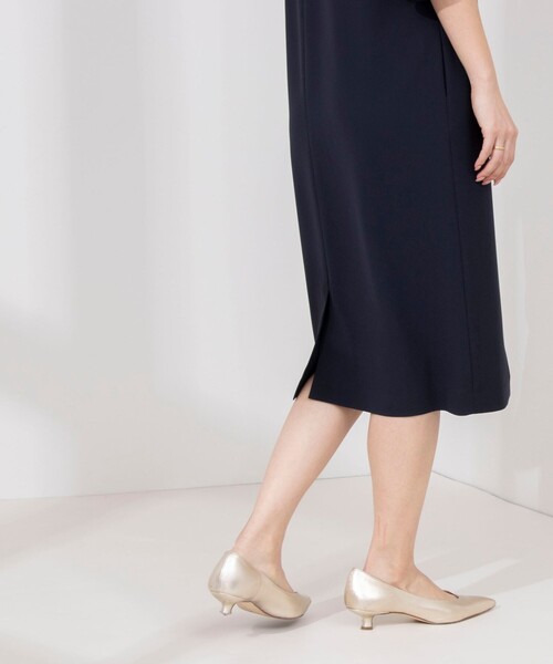 NOLLEY’S Sophi（ノーリーズソフィ）の「バックサテンフレアスリーブワンピース（ワンピース・レディース・ベビーピンク/ネイビー・38/36）」の17枚目の写真