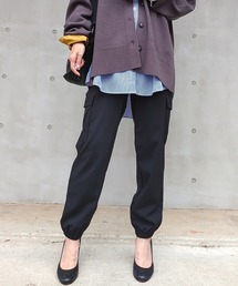 Q | リブベルトカーゴパンツ(カーゴパンツ)