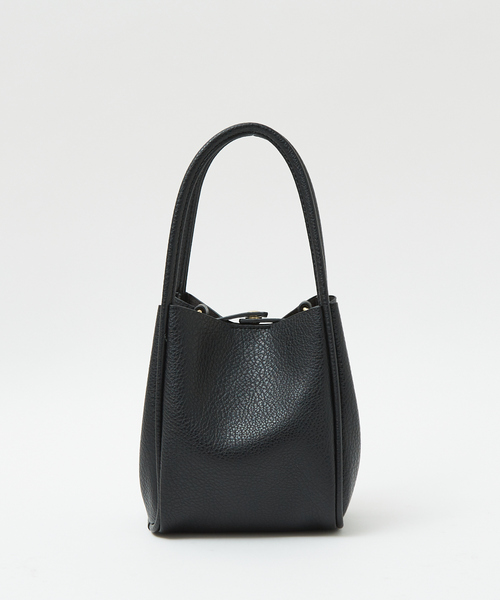 soeur（スール）の「SOEUR/ミニショルダーバケットバッグ（ポーチ付)（ショルダーバッグ・レディース・ブラック/ベージュ/イエロー/ライトブルー/シルバー/ブラウン・フリー）」の9枚目の写真