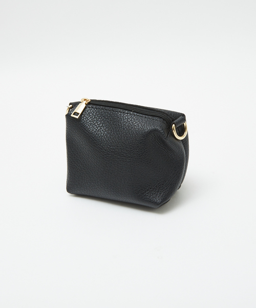 soeur（スール）の「SOEUR/ミニショルダーバケットバッグ（ポーチ付)（ショルダーバッグ・レディース・ブラック/ベージュ/イエロー/ライトブルー/シルバー/ブラウン・フリー）」の17枚目の写真