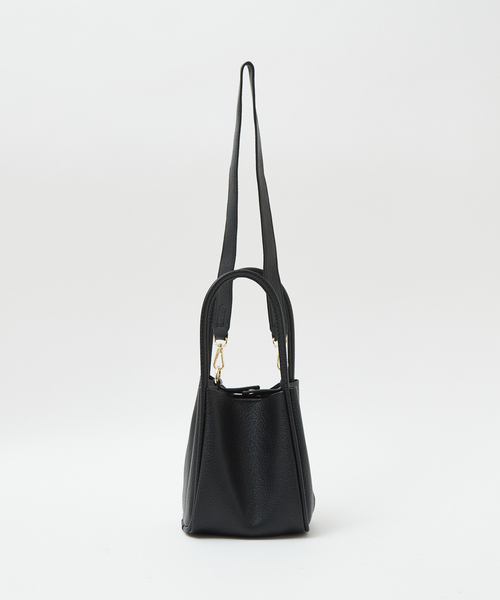 soeur（スール）の「SOEUR/ミニショルダーバケットバッグ（ポーチ付)（ショルダーバッグ・レディース・ブラック/ベージュ/イエロー/ライトブルー/シルバー/ブラウン・フリー）」の19枚目の写真