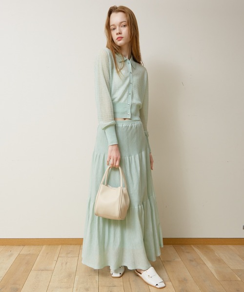 soeur(スール)の「SOEUR/ミニショルダーバケットバッグ(ポーチ付)(ショルダーバッグ・レディース・ブラック/ベージュ/イエロー/ライトブルー/シルバー/ブラウン/アイボリー/オレンジ・フリー)」の13枚目の写真
