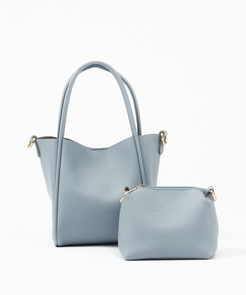 ショルダーバッグ・ポシェット soeur セール】SOEUR/ミニショルダーバケットバッグ（ポーチ付