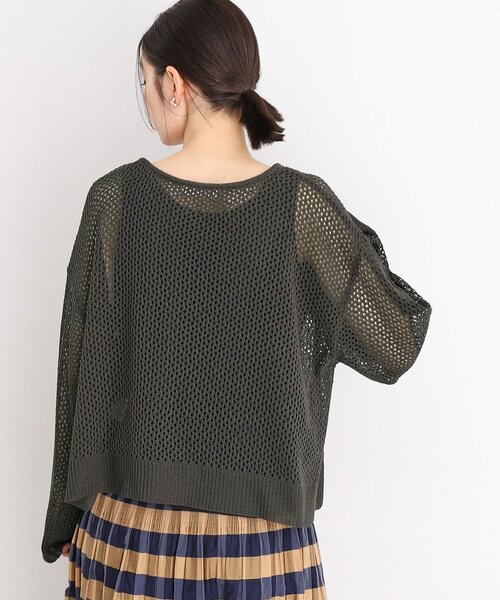 THE SHOP TK (ザ ショップ ティーケー )の「◆【2点セット】メッシュニット×タンクトップ/洗濯機OK(その他トップス・レディース・スミクロ/ベージュ/ブルー・12/13)」の17枚目の写真