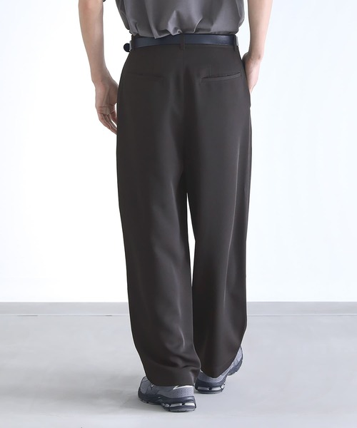 n'OrLABEL(ノアールレーベル)の「ベーシックトラウザーパンツ【セットアップ対応】(スラックス・メンズ・ブラック/チャコール・L/M/XL)」の19枚目の写真